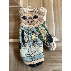 VTG Piggy Potholder 1st Place Winner Cottagecore Farmhouse